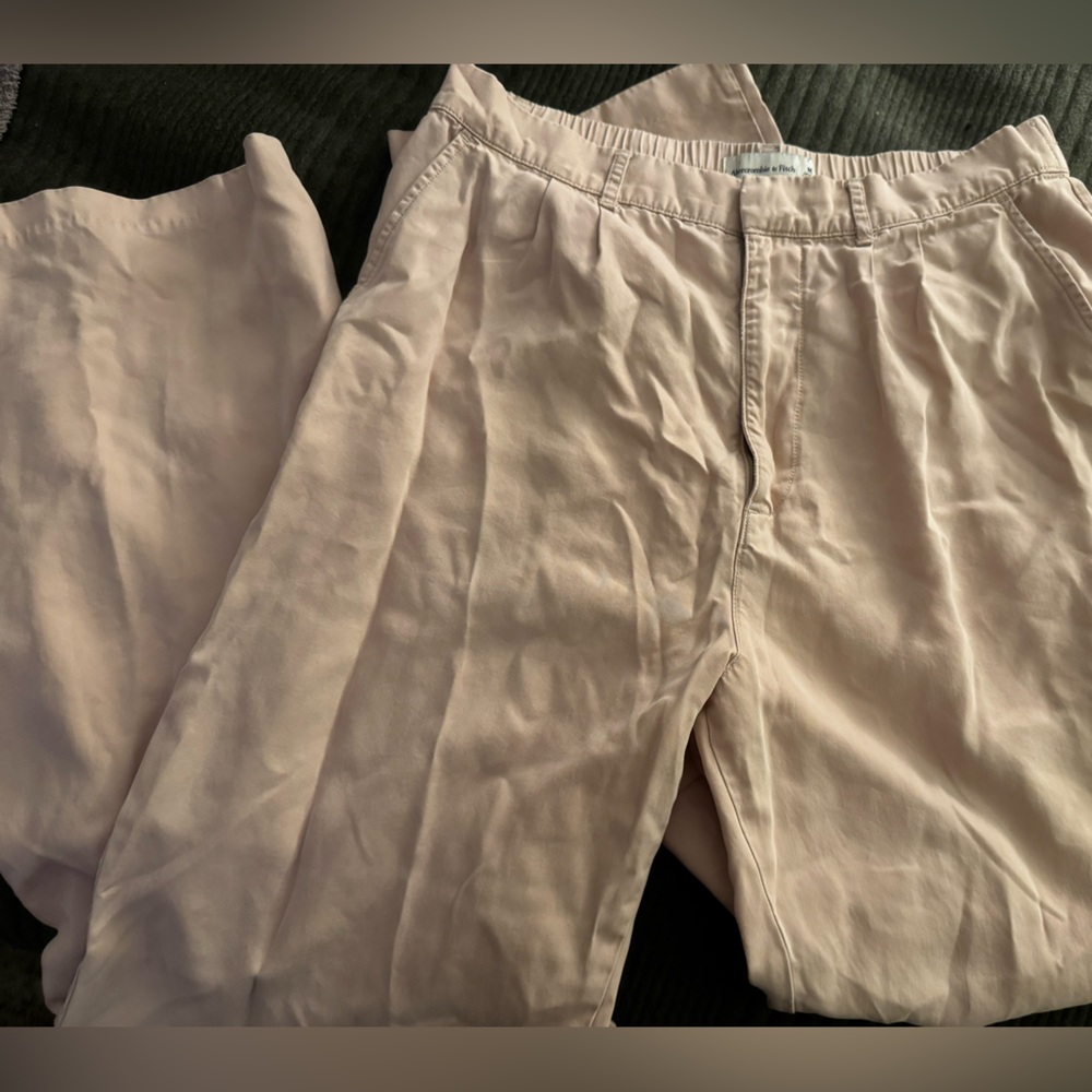Abercrombie & Fitch cream Trousers medium tall size